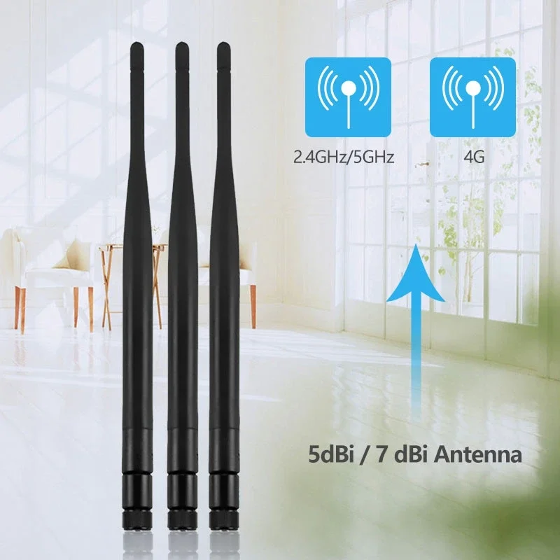 Cioswi 2.4G 3G 4G 5G Lte Wifi Antenna Strength Wifi Signal 5dBi 7dBi Antenna Long Range For Wireless Wifi Router Outdoor