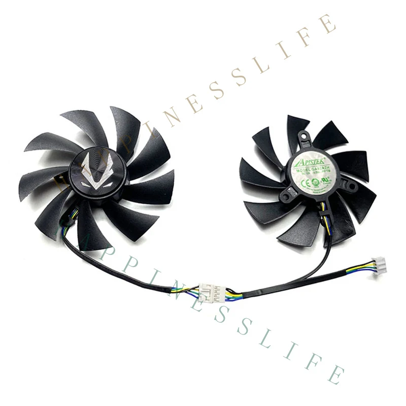 GR+   Cooling Fans for ZOTAC /Sotai GTX1660ti 1660SUPER RTX2060 AMP Graphics Card Part