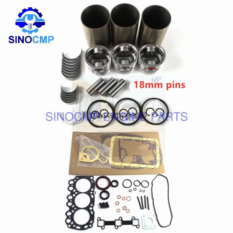 Kit de reconstrucción de motor L3E L3E-61SDH L3E-61TG L3E-W262KL para pasador de pistón Mitsubishi Volvo de 18mm con junta