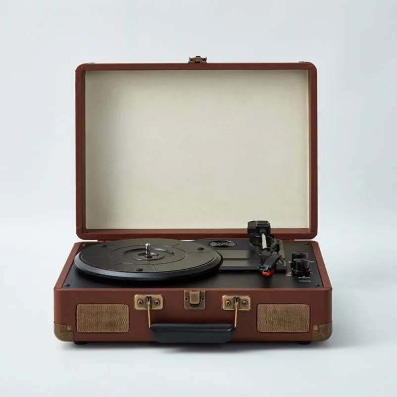 Vinyl record player retro premium bluetooth speaker birthday housewarming wedding gift