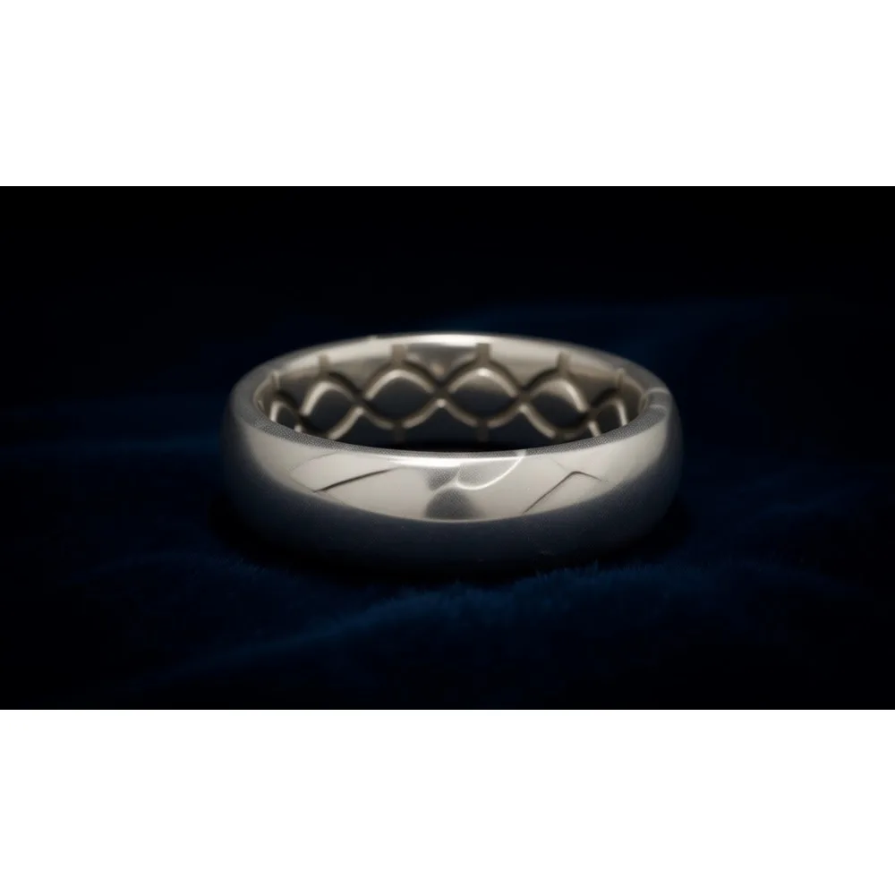 

Тонкое дышащее силиконовое обручальное кольцо для женщин с пожизненной гарантией и комфортной посадкой