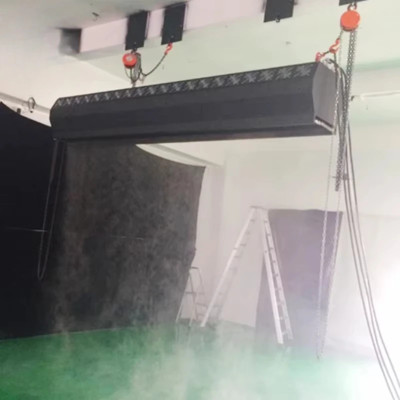 

2025 Customizable Modern Display Projector Multicolor Garden Fog Jet Spring Crown Film Effects Showroom