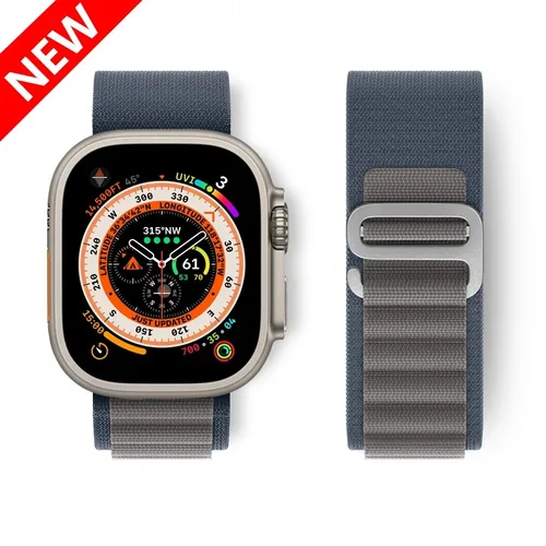 Imagen 2 del producto Correa de reloj para apple Watch Ultra 3 2 bandas 49mm 45mm 44mm 40mm 38 41mm 42mm 46mm pulsera alpina iwatch serie 6 7 8 9 se 10 11