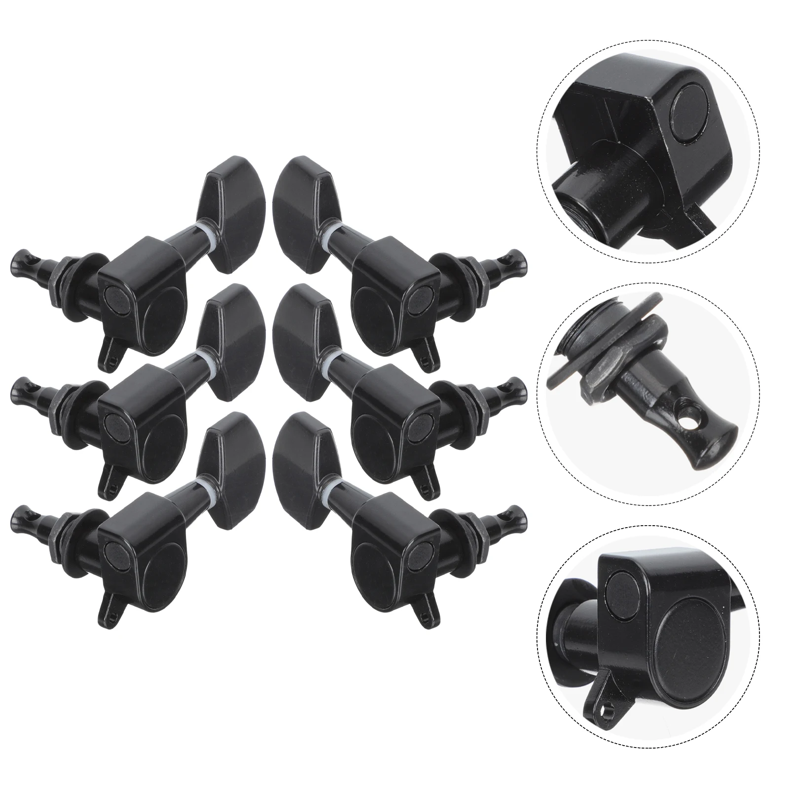 

6 Pcs Guitar Tuners Accessories Tuning Pegs for Accessory Head Knobs Replacement