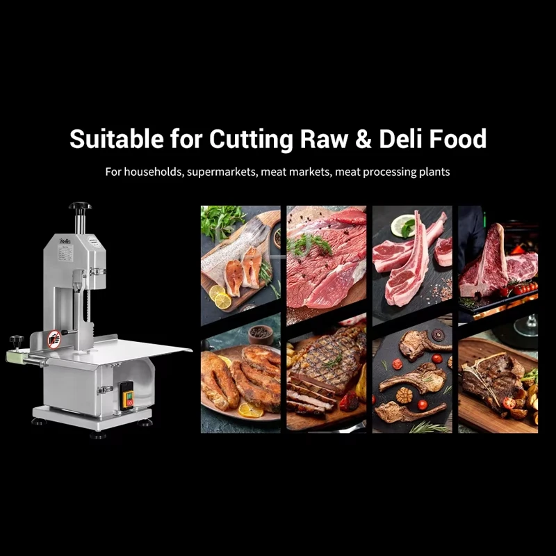 2026 New Electric Bone Saw Machine Commercial Meat Cutter for Pork Feet Chicken Efficient Kitchen Cutting Tool