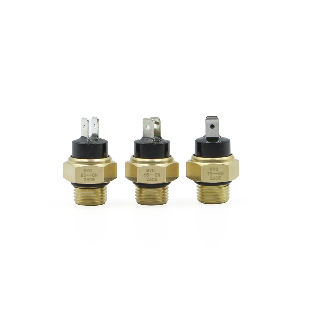 Motorcycle M16*1.5 Electric Radiator Coolant Fan Water Temperature Thermostat Switch Temp Sensor For 125 150 200 250 300 400 450
