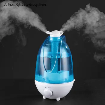 Nawilżacz powietrza do domu 4000 ml, podwójne dysze, 110V-220V, dyfuzor do aromaterapii z olejkami eterycznymi do sypialni, biura, nawilżacz powietrza dla dzieci.