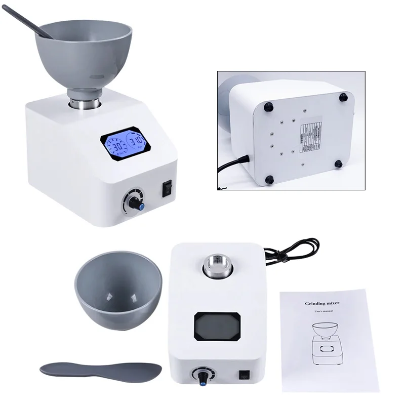 48W Dental Equipment Impression Alginate Mixer 100-700ML Dental Printing Material Gypsum Blender Lab 300rpm Mixer Dentistry