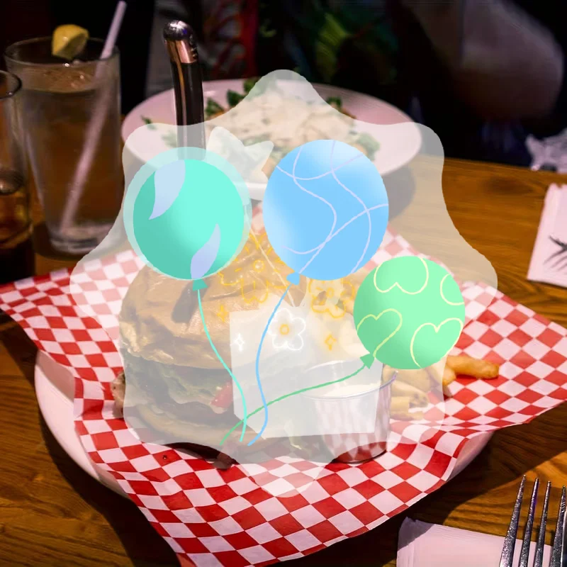 

50Pcs Food Grade Baking Wax Paper Strawberry & Floral Patterned Paper Squares Non-Stick Cake Burger Chips Wrapping Papers