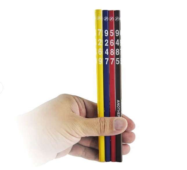 Lápiz de predicción: magia matemática con números, trucos de magia de primer plano, trucos de ilusiones, mago principiante, mente fácil de hacer