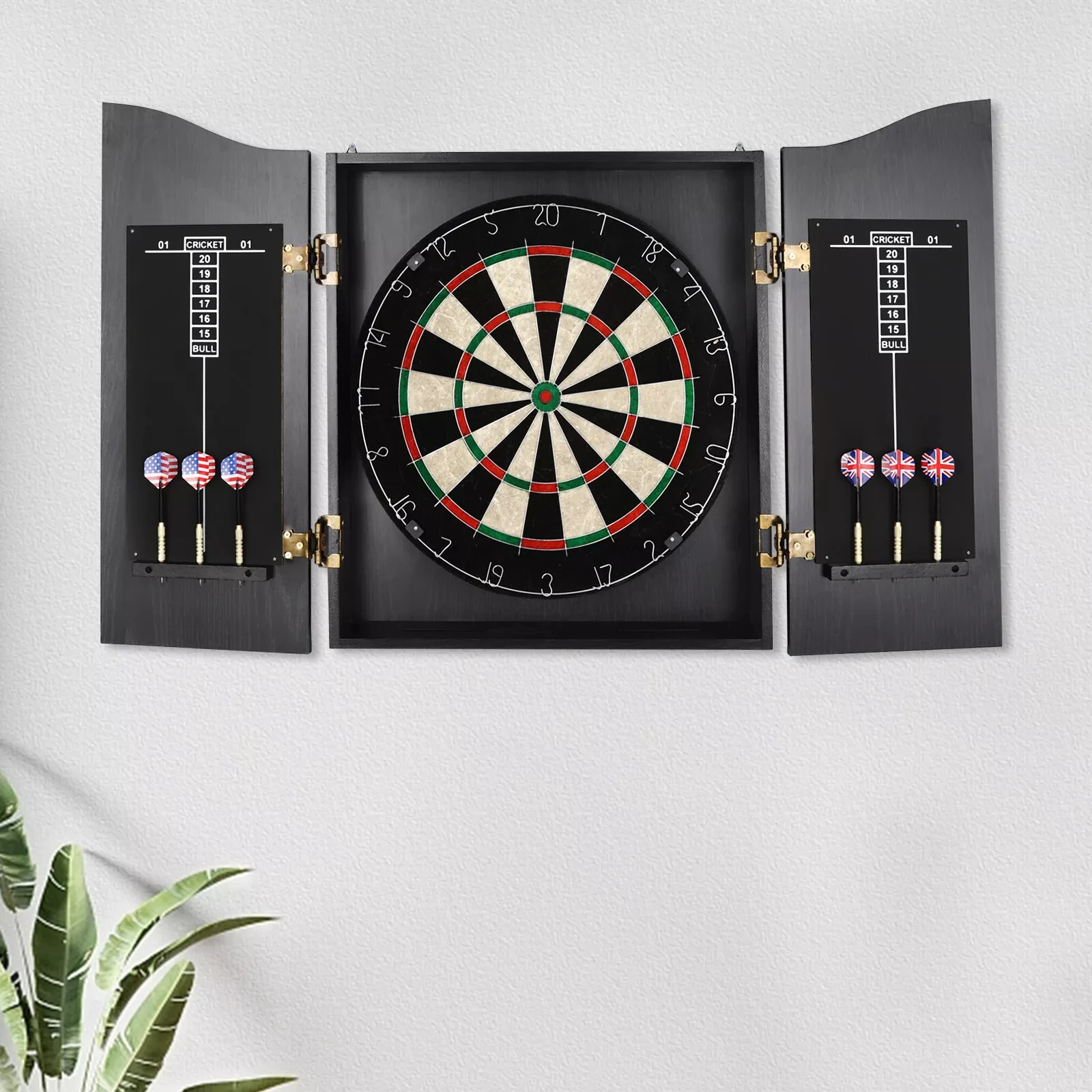 

Standard Black Dartboard - Durable, Classic Design for Home and Pub Use