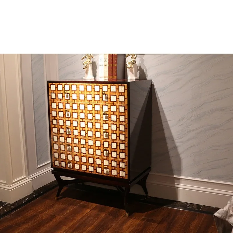 

chest of drawers villa mansion bedroom locker European neoclassical storage cabinet decorative cabinet