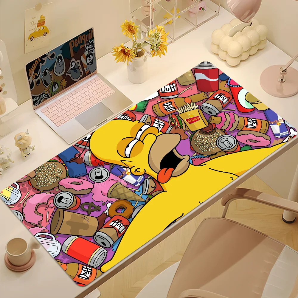 Cartoon T-De Cool S-Simpsons Voor Toetsenbord Kantoor Grote Muis Mat Pad Computer Game Grote Antislip rubberen PC Muizen