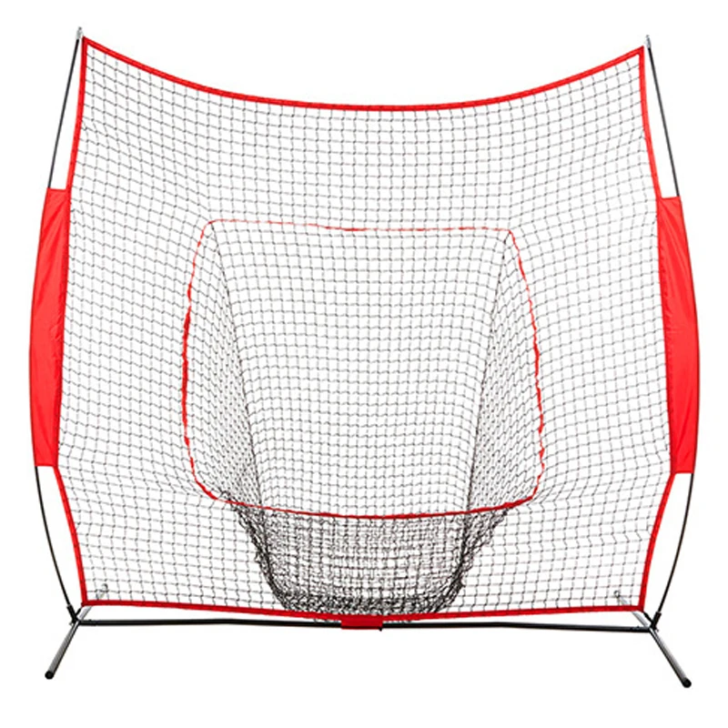 Honkbal Softbal Raken Pitching Net Honkbal Backstop Oefennet voor Pitching Batting Vangen Binnen Buiten met draagtas