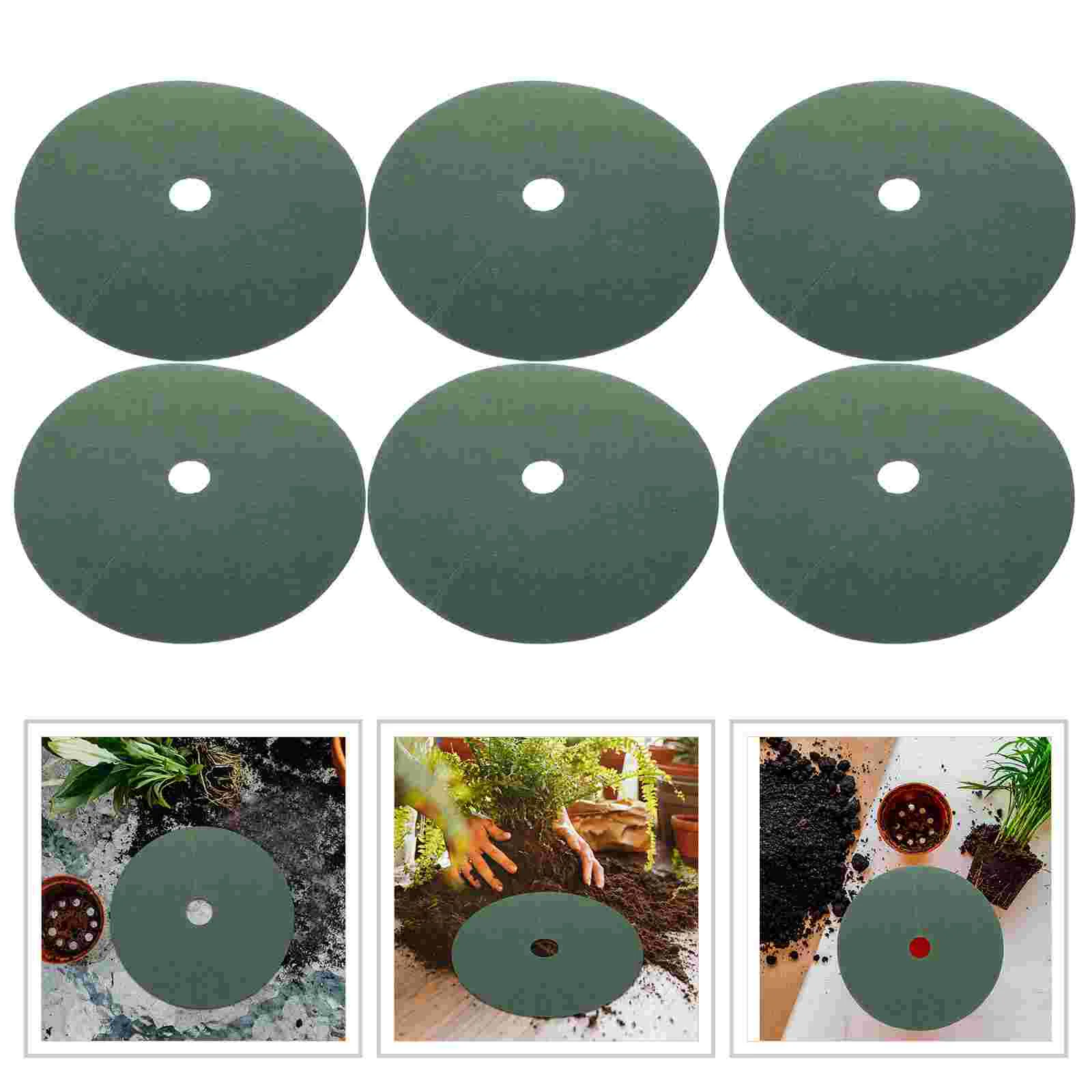 

10 Pcs Tree Covering Plant Root Protection Grass Cloth 10pcs Barrier Ground Protector Non-woven Fabric