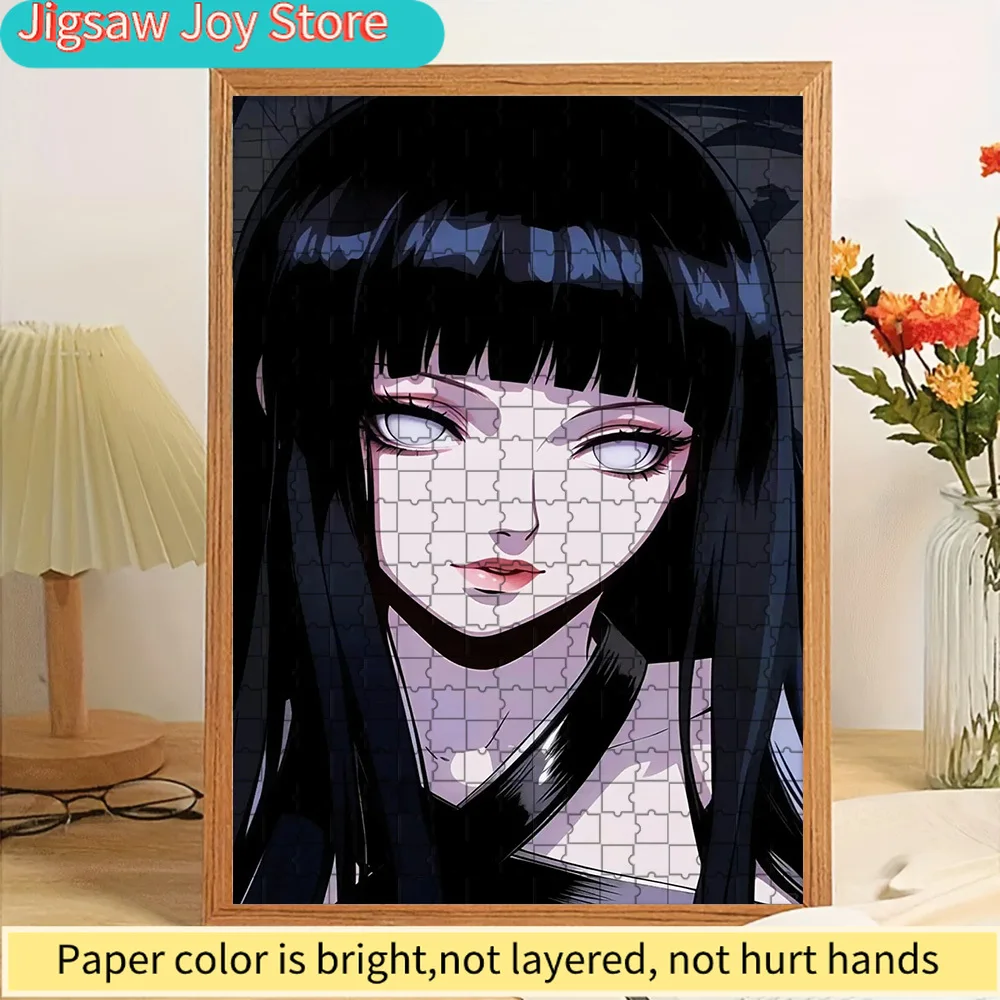 

Naruto Hinata Hyuga Byakugan Paper Puzzle, Stunning Anime Art Featuring Hinata Hyuga with Her Iconic Byakugan Eyes, Premium Pape