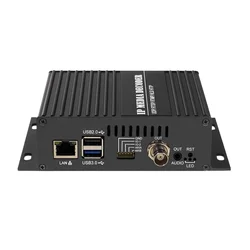 S9110D H.264 H.265 1080 60fps Decoder HD SDI USB RS485 Audio IP Decoder Support RTMP/RTMPS/ RTSP/ RTP/ HTTP/ HLS/ UDP/SRT/ MPEG4