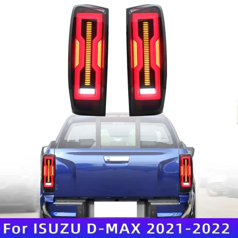 

Автомобильный задний фонарь для пикапа Isuzu D-max 2020 2021 2022 задний ходовой фонарь тормоз Задний сигнал поворота