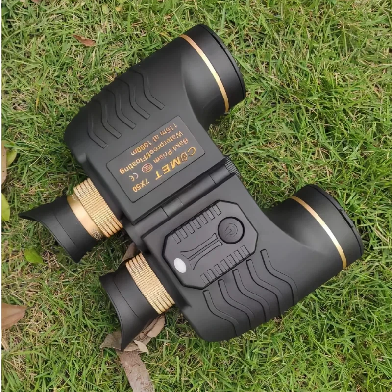 7x50 Marine Binoculars Built in Compass Rangefinder Reticle High Power High Definition Low Light Visible Nitrogen Filled Waterpr