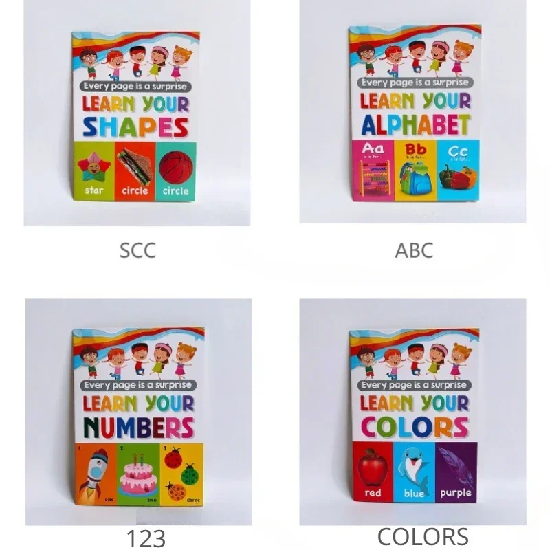 School Book Genius Children's Early Education Coloring Books Puzzle Enlightenment Graffiti Textbook Kindergarten Coloring Books