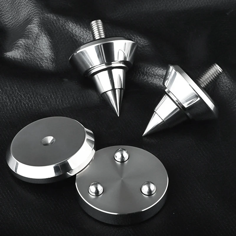 HIFI مكبر صوت مكبر للصوت امتصاص الصدمات القدم مخروط قدم قاعدة مسمار عزل المسامير حامل الوسادة ، 1 قطعة M6 القدم مسمار سهلة التركيب