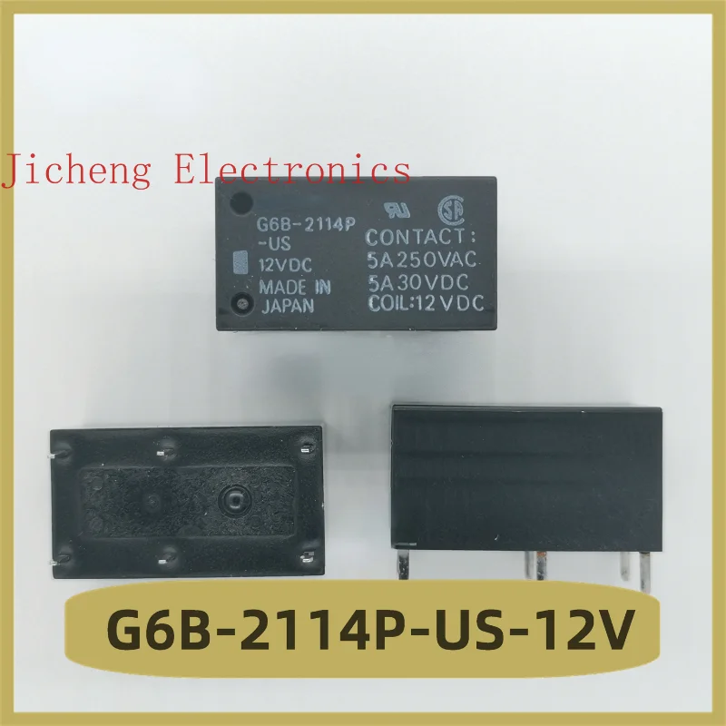 G6B-2114P-US-12V تتابع 12 فولت 6 دبوس العلامة التجارية الجديدة