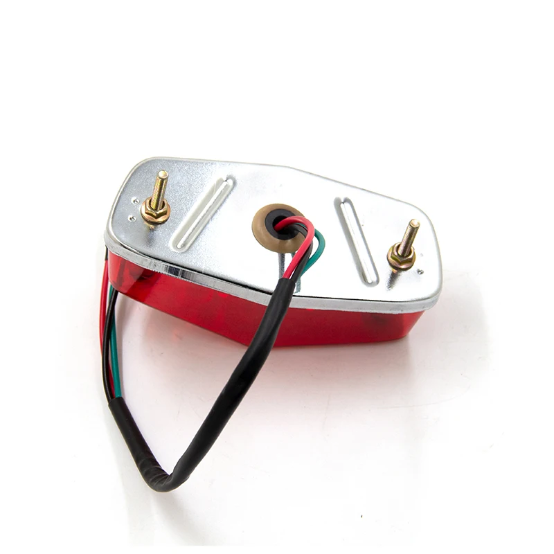 Motorcycle Rear Lamp Led License Plate Lucas Tail Lights For Triumph BSA Lucas 525 Scrambler For Honda Yamaha Suzuki Harley BMW
