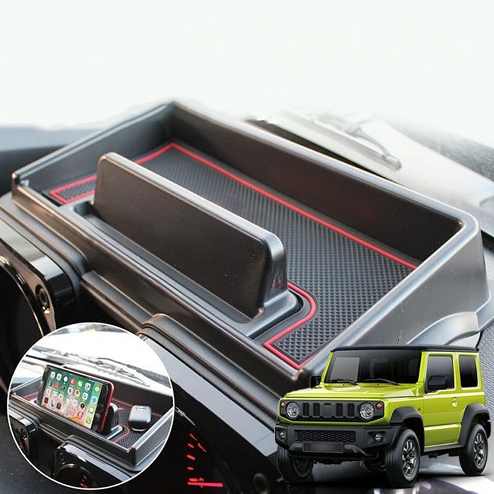 

Car Inner Dashboard Storage Box Phone Holder Automobile Accessories Phone Cradles Navigation Organizer for Suzuki Jimny ABS