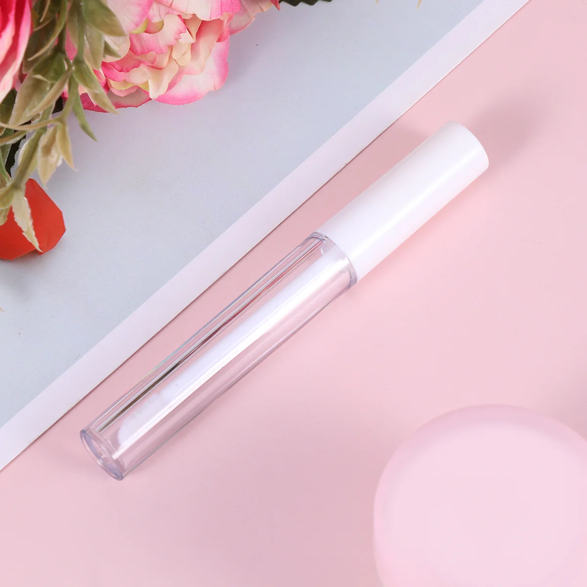 

10 Pcs Lip Tube Honey Dispenser Automatic Fashion Gloss Subpackaging Bottle Empty Travel