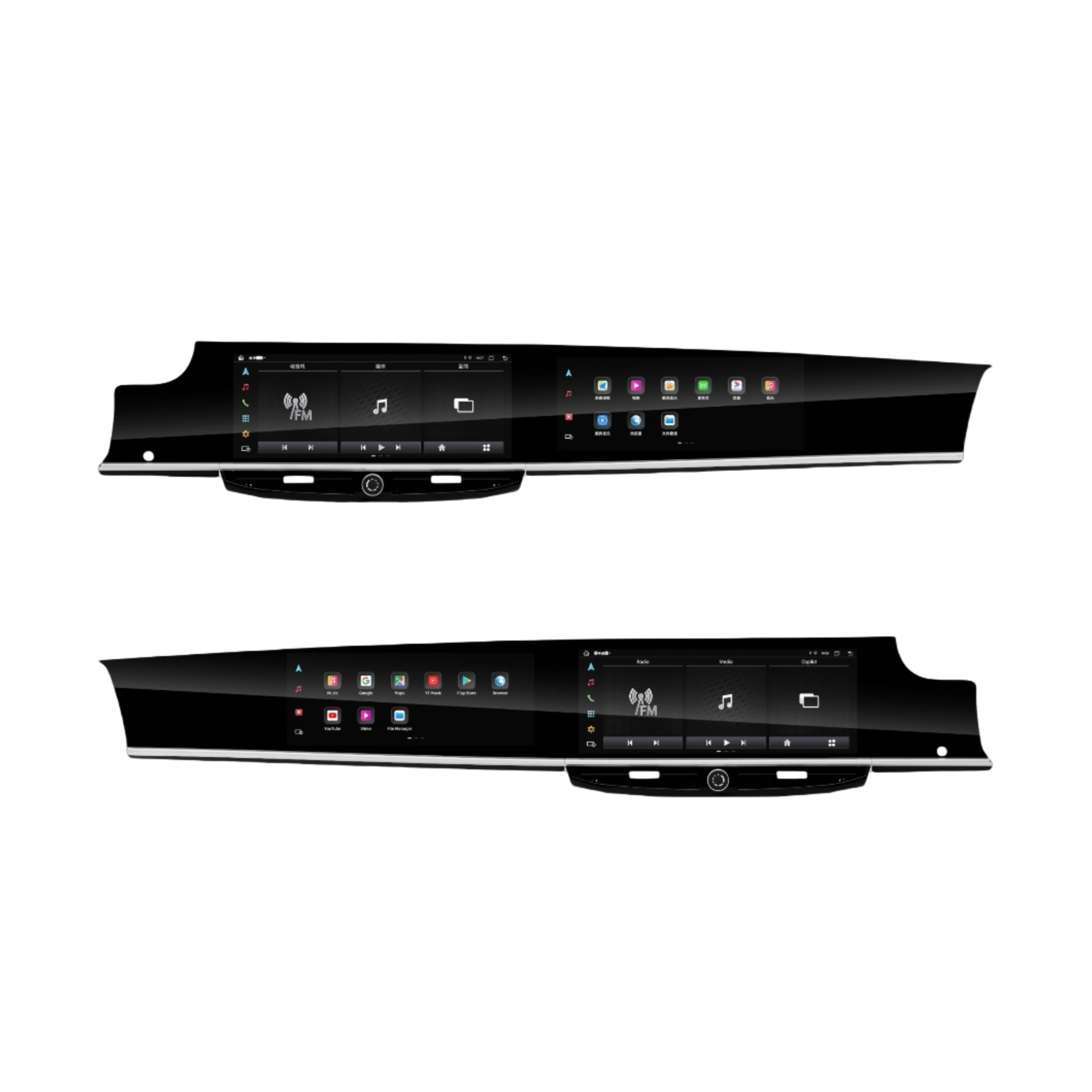 

12.3" Android Car Dual Screen With Copilot Part for Porsche Panamera 2010- 2017 Carplay Gps Navigation Multimedia Player LHD/RHD