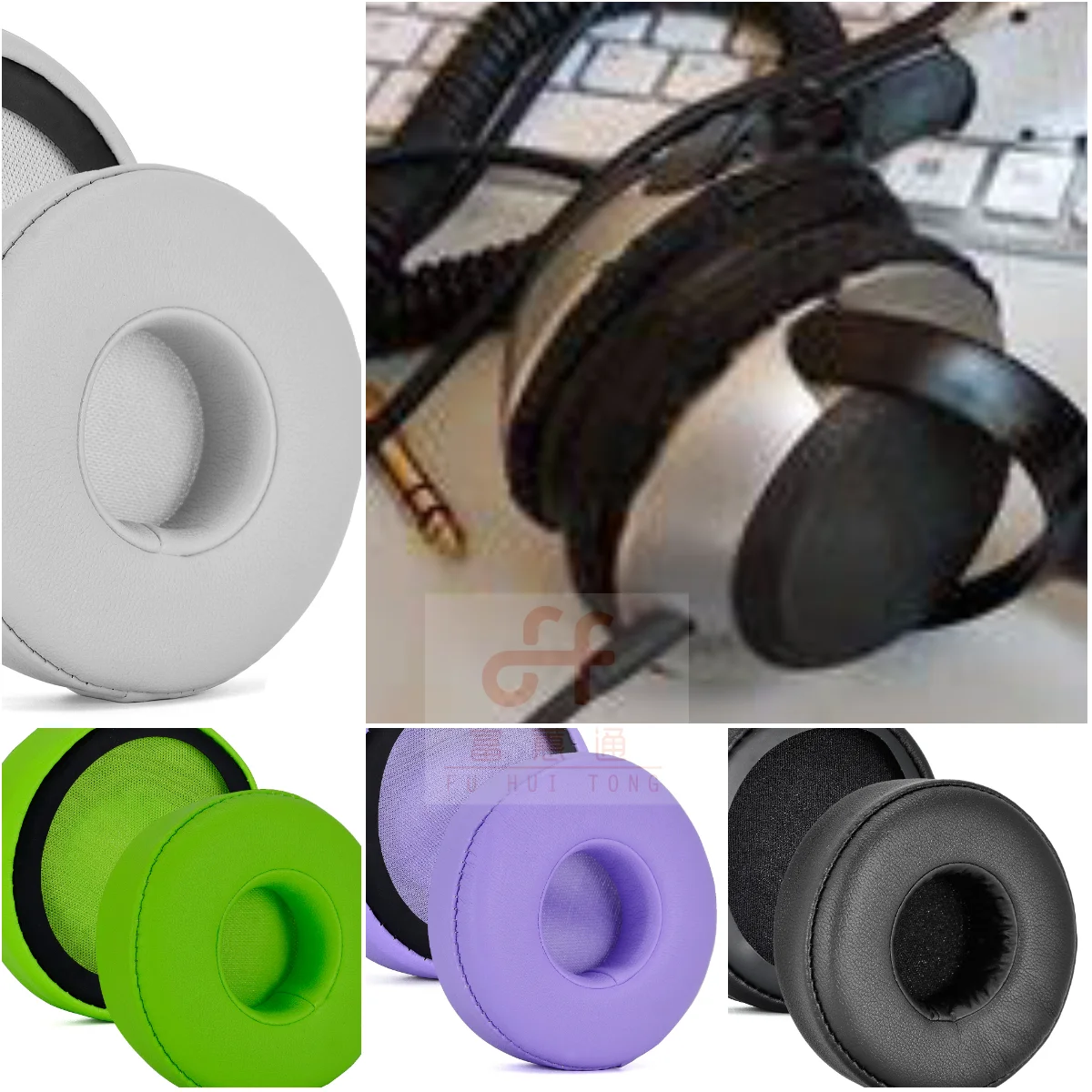 Replacement Ear Pads Foam Cushion For Panasonic Technics RP DJ 1200 1205 1210 Headphones  Headset