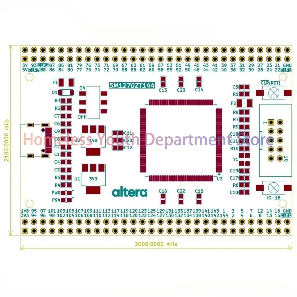 5M1270ZT144C5N Core Board MAX V Module Altera Development Board FPGA Learning CPLD Experiment Board