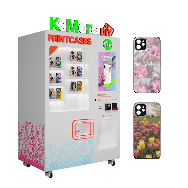 UV Mobile Cell Cover Imprimante UV Phone Case Printer Vending Machine Commercial Custom Printing System