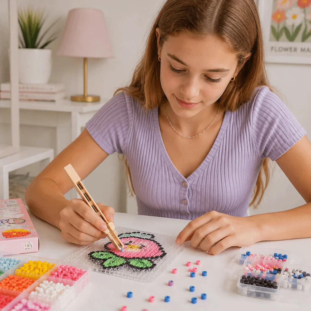 Stylo à perles portable et rétractable, efficace et anti-blocage, type pression, 2,6 mm, outil de placement de perles rapide pour artisanat fait main