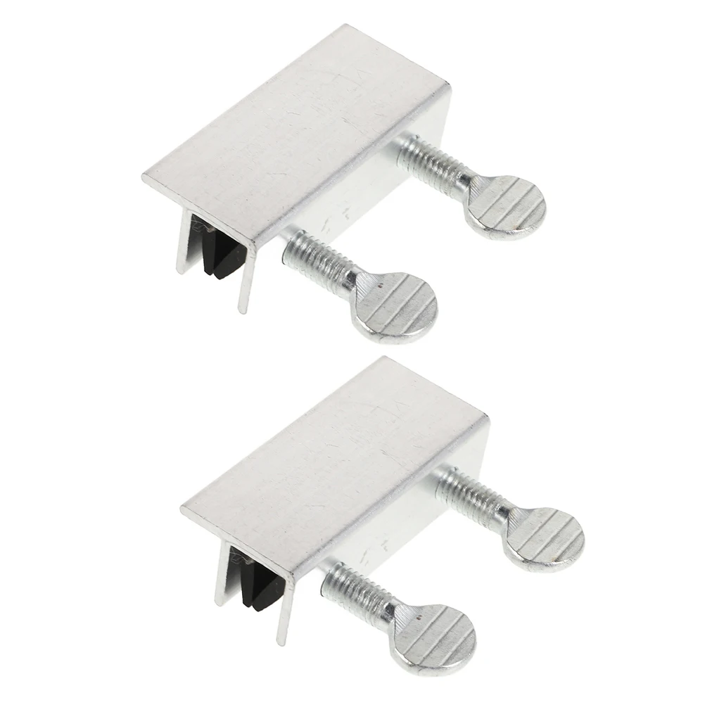 

2 Pcs Window Safety Latch Horizontal Locks Sliding Parts Aluminum Alloy Child
