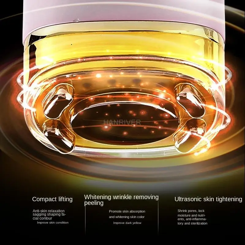 Masajeador de fotones LED 4 en 1 para mesoterapia por radio, electroporación, elevación, rejuvenecimiento de la piel y eliminación de arrugas