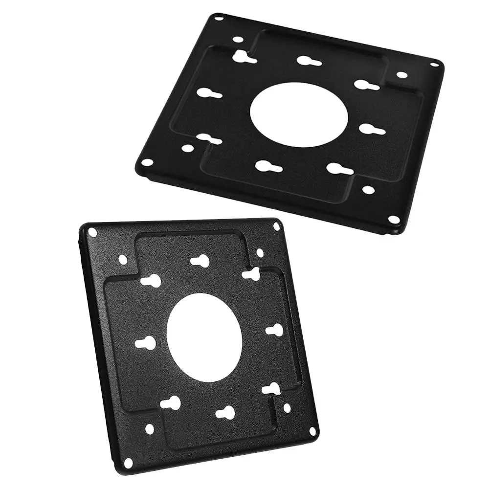 

2PCS Monitor Mount Bracket Reinforcement Plate Black Space Saving Easy Install Universal Stand Display Wall Mount