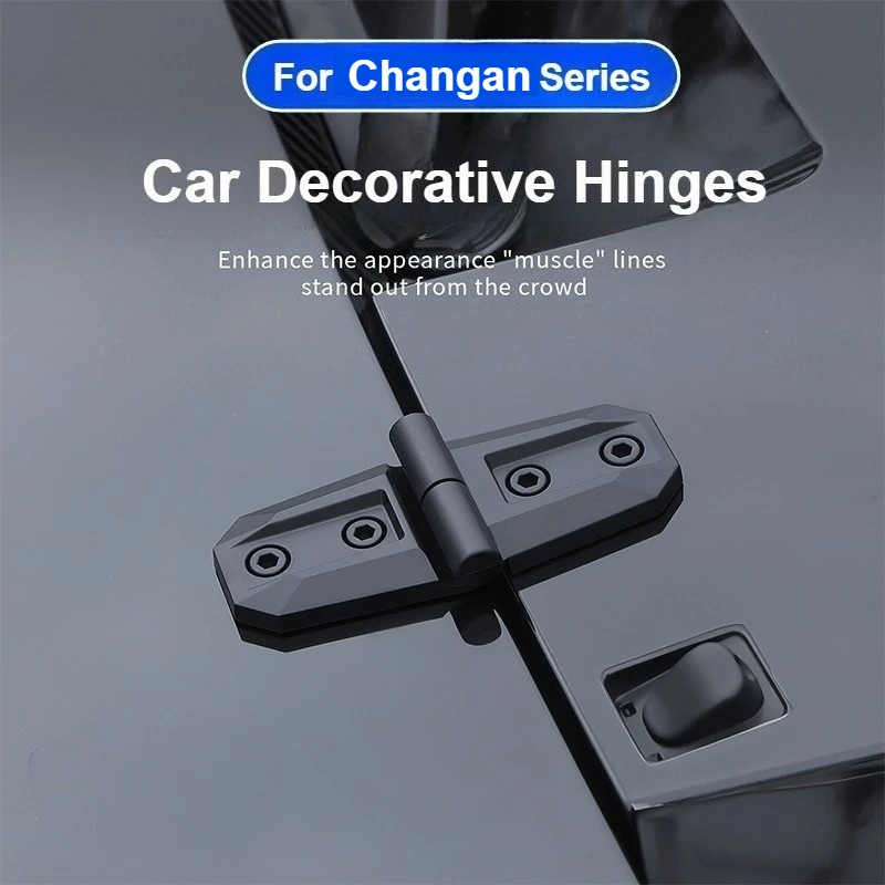 

For Changan CS35 CS55 Plus/Pro UNI‑T UNI‑S Alsvin Plus Eado Car Door Hinges Cover Car Engine Hood Front Fender Decorative Hinges