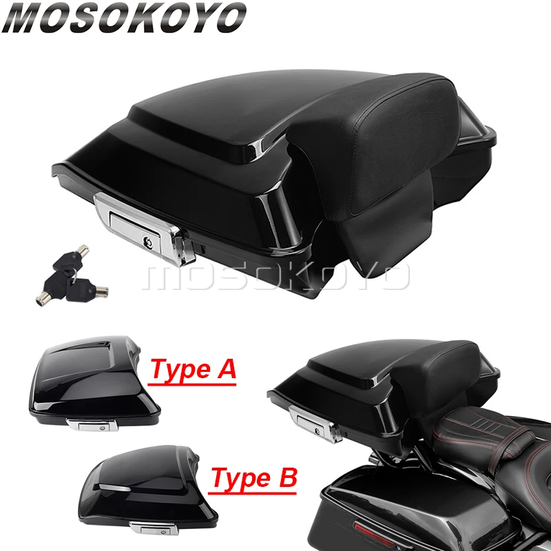 Motorcycle Pack Trunk For Harley Touring Road King Electra Street Glide CVO 2014-2023 FLHT FLHR FLHX FLTRX Top Case Luggage Box