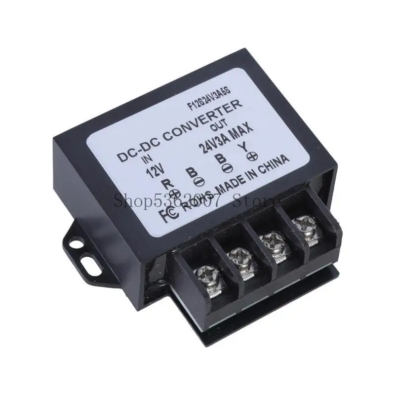 DC12V إلى 24 فولت 3A محول محول المحول محول لمصابيح LED والمروحة 40JB