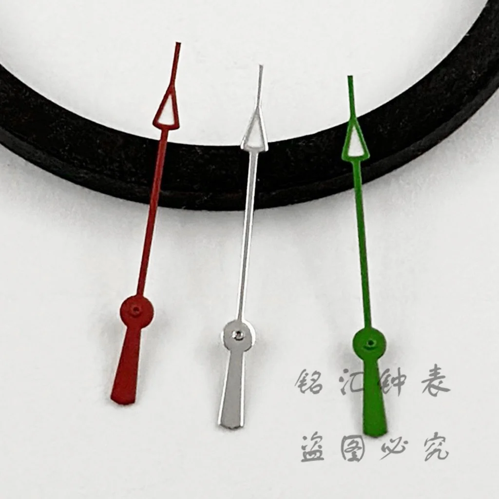 NH35 12.5MM Black Silver Blue Orange Red Yellow Hands Second Watches Needles Fit NH35 4R35 NH36 4R36 Movement Replacement Parts