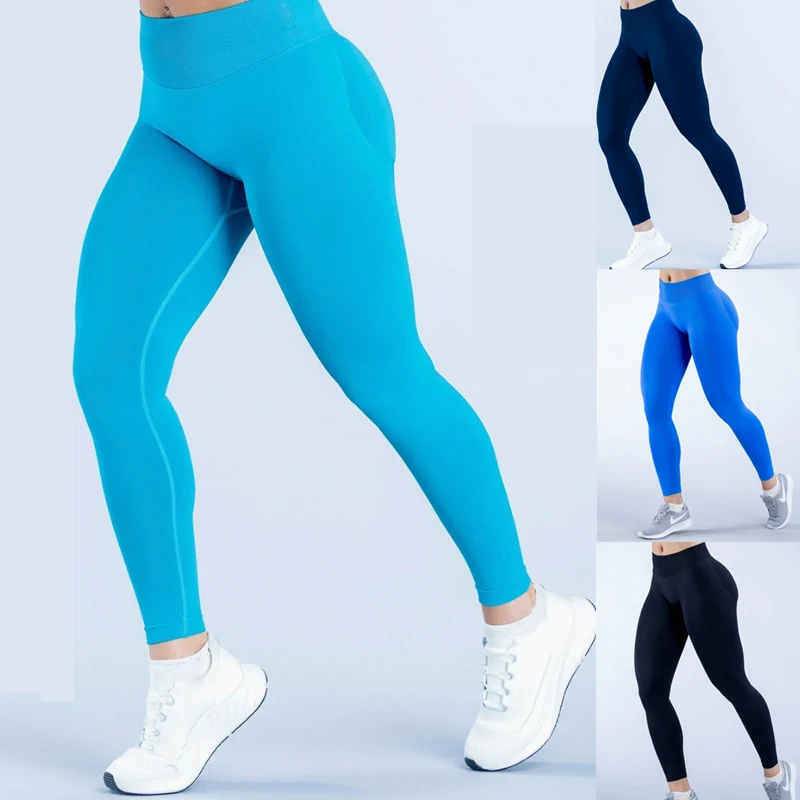 

Cavendi Women Full Length High Waist Yoga Leggings Seamless Butt Lifting Tummy Fitness Workout Sports Pants For Gym Runn1ng