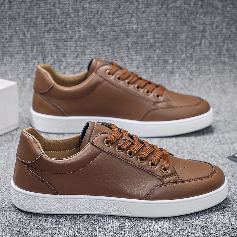 

2025 new men's shoes autumn thick soled skateboard shoes versatile casual shoes trendy shoes Korean version retro sports board s