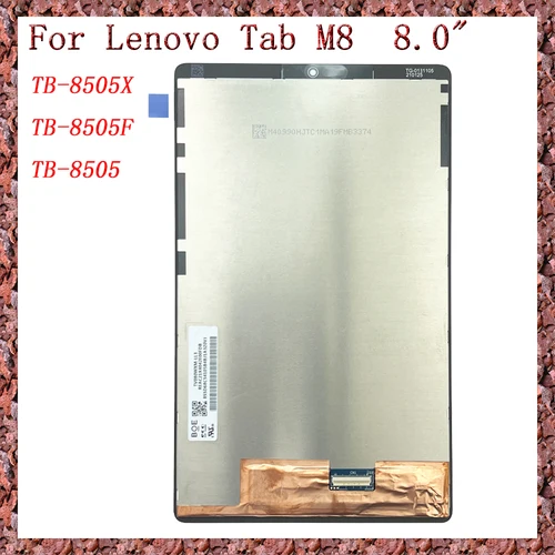 Imagen 1 del producto Nuevo para Lenovo Tab M8 PRC fila 8,0 ""TB-8505X TB-8505F TB-8505 pantalla LCD Digitalizador de pantalla táctil reemplazo LCD probado