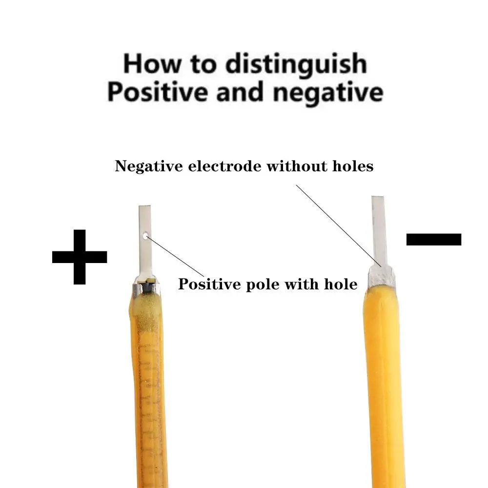 Warm Light DC3V Diodes Edison Bulb Retro LED Bead Lamp Parts LED Filament Flexible Filament