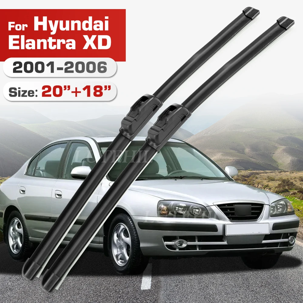 

Стеклоочиститель для Hyundai Elantra XD 2001-2006 2002 2003 2004 2005, передние щетки, лобовое стекло, щетка для ветрового стекла 20 "+ 18"