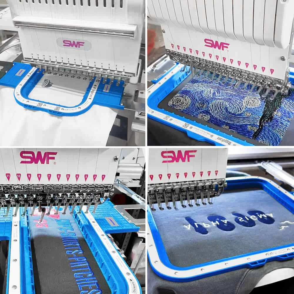 Magnetic Hoops for SWF MAS-12/ T1501/ KX-T1501/ E-U1501/ ES-T1201/ KX-1501 ect. SWF Machines model Mighty Hoops for SWF Machines