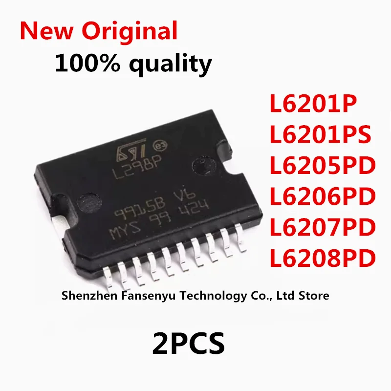 2 ชิ้น/ล็อต L6201P L6201PS L6205PD L6206PD L6207PD L6208PD HSOP20 HSOP36 คุณภาพที่ดีที่สุด