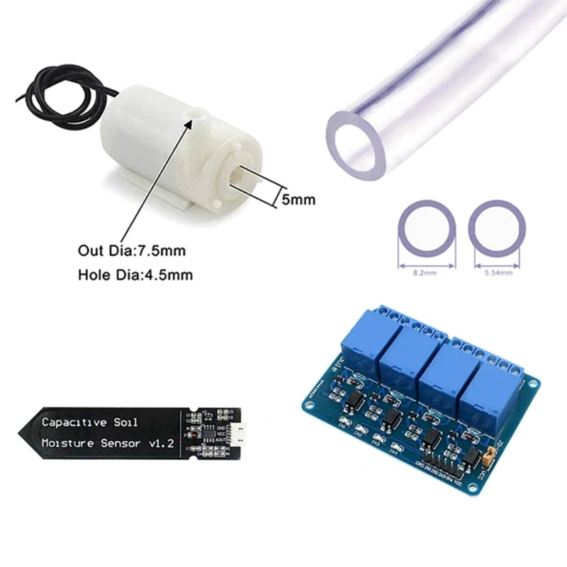 Watering System Capacitive Soil Moistures and Water for Garden Dropship