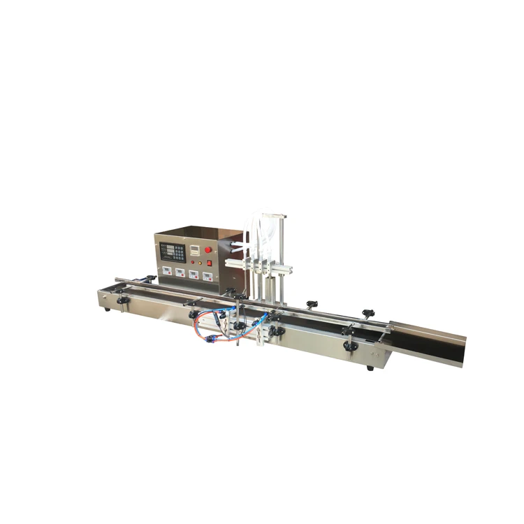 

High Quality Semi-Automatic Stainless Steel Liquid Filling Machine with Conveyor for Oil Glass Bags Filling
